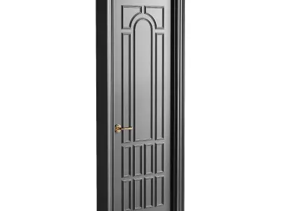Modern entrance door 23 3D model