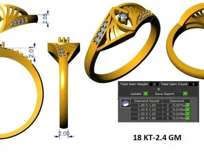 LIGHT WEIGHT RING Free 3D model purchase
