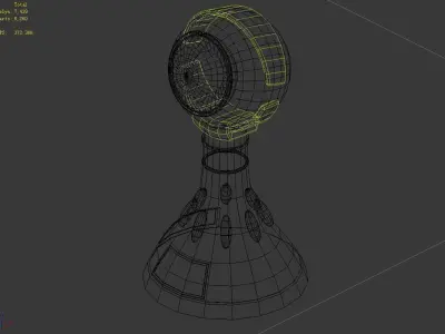 Ground-small operation ball 01 3D model