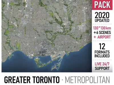 Greater Toronto 3D Model Pack