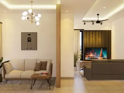 exterior  interior House design  8x13meter 1 floor 3D model