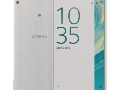Sony Xperia E5 White 3D model