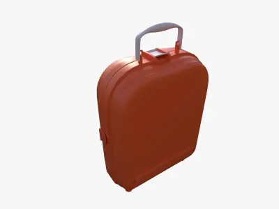 Cartoon Style Stylized Radio Sunnylife Radio Orange Edition 3D model