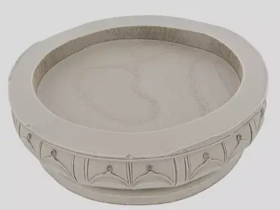 Fantasy Stone Dungeon Water Trough for 3D print 3D model