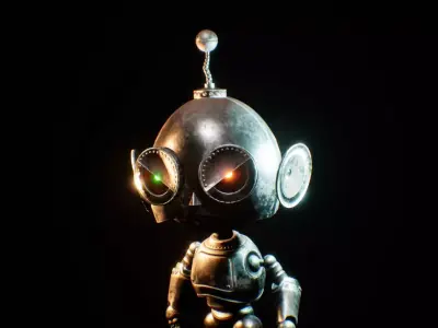 Wicked Robot Low-poly 3D model