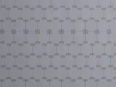 Dull Industrial Metal Plates PBR Seamless Texture