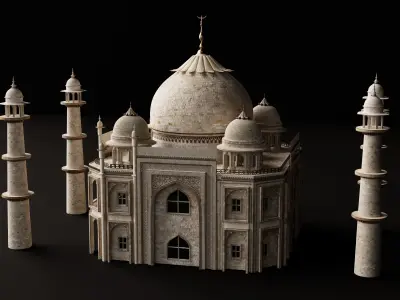 Taj mahal 3D model