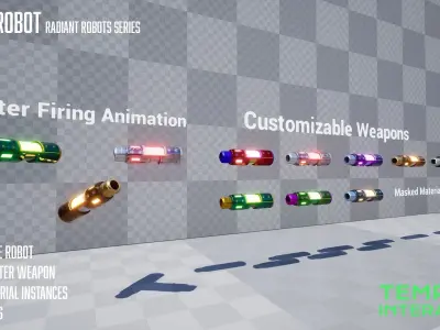 Rachel - Radiant Robots Series Low-poly 3D model