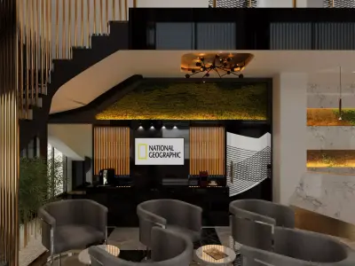 Bubble Wall Bar Tv Unit 3D model