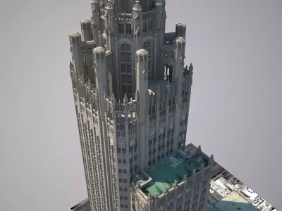 Chicago Tribune Building 3D model