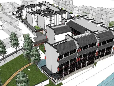 vacation spot-Resort-Fashion Leisure Hotel-0179 3D model