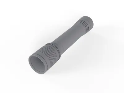 Flashlight Low-poly 3D model