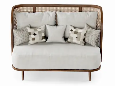 Two-seater garden sofa CV22 3D model