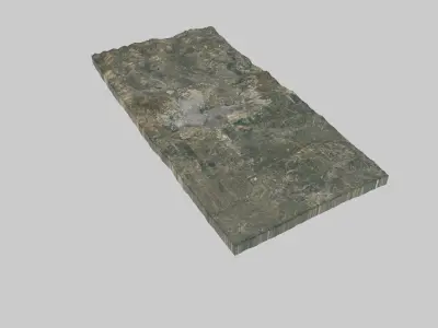 Laredo City Low-poly 3D model