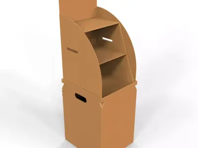Point of Sale Cardboard Display Stand Texture