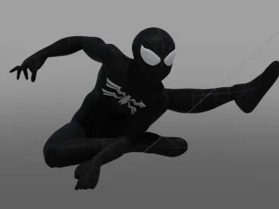 Spectacular Spider - Man Symbiote Package Low-poly 3D model