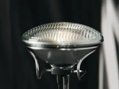 Toio Floor lamp - Flos Low-poly 3D model