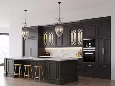 Classic kitchen 2 3D model