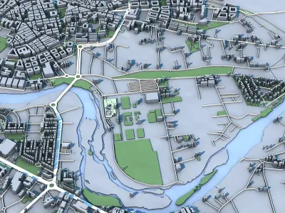 Salamanca City in Spain 3D model