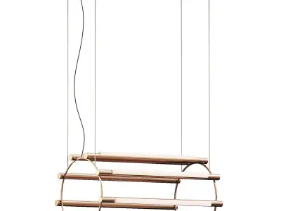 PIPELINE CHANDELIER 5 3D model