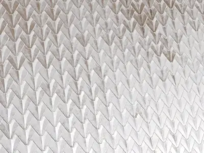 Silver Shiny Metal Pattern PBR Seamless Texture