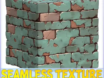 Stylized Wall Seamless Texture Texture 112