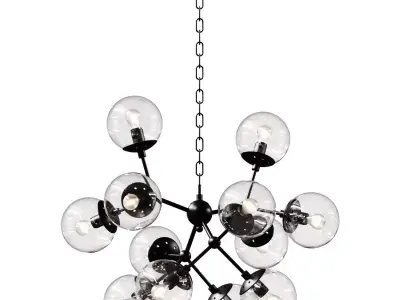 Pendant chandelier Crystal Lux Medea MEDEA SP12 3D model