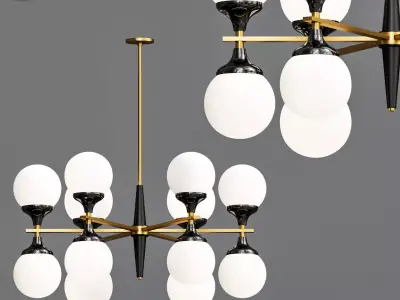 Chandelier Ball Valley Arredoluce Chandelier 3D model