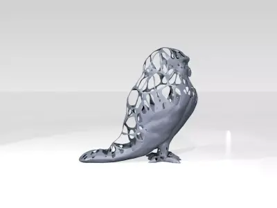 Owl Dust Voronoi 3D model