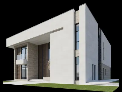 Modern Villa Design 027 3D model