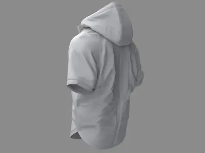 Cyberpunk Jacket - Marvelous Designer  3D model