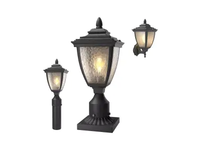  Beionxii Outdoor Post Lanterns 3D model
