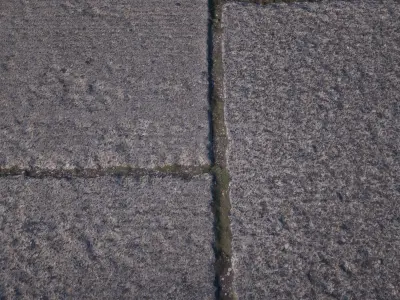 Concrete Road 3D Scan Low-poly 3D model