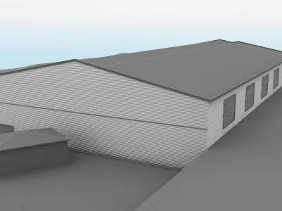 WAREHOUSE 2 industrial building 3D model