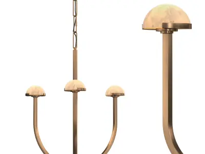 PEDRA ROUND CHANDELIER 24 3D model