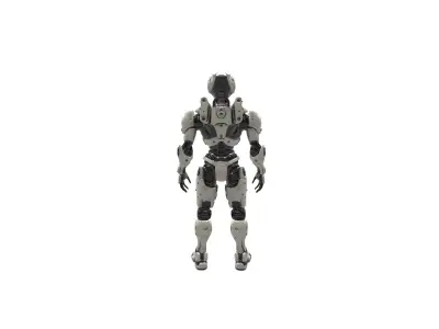 Futuristic Humanoid AI Robot Model 3D model