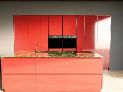 59-Kitchen11 glossy 5 3D model