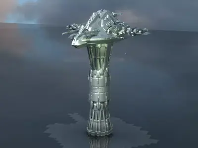 Heman Eternia landing pad 3D model