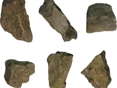 Game Ready Rock Pack Low-poly 3D model