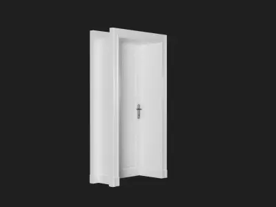 Classic Door 3D model get