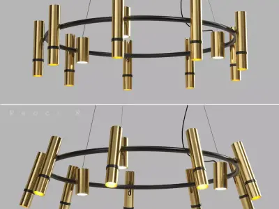 Lampatron React R 12 lamps 3D model