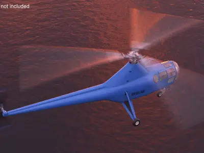  Civilian Multirole Helicopter Blue 