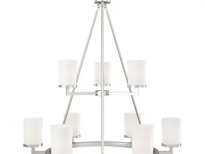 DAIMLEN CHANDELIER-9 light Low-poly 3D model