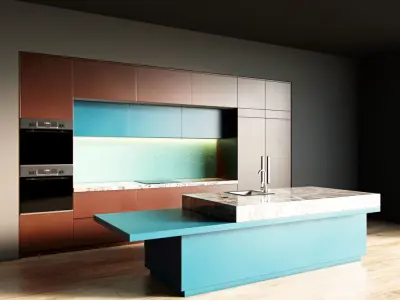 97-Kitchen1 matte 9 3D model