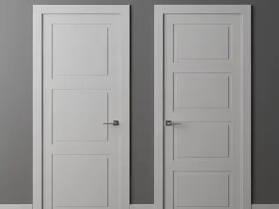 Doors Volkhovets Neo Classic 8003 8004 3D model