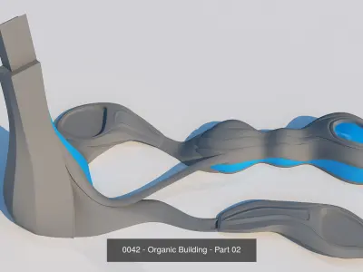 54 Buildings - Futuristic-Modern-Organic-Skyscraper - Big Bundle 3D Model Pack