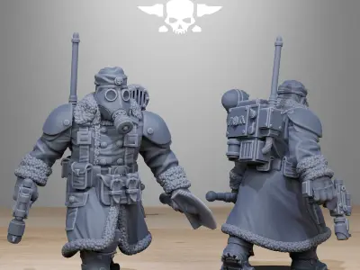 GrimGuard Frostwatch Mutants 3D print model