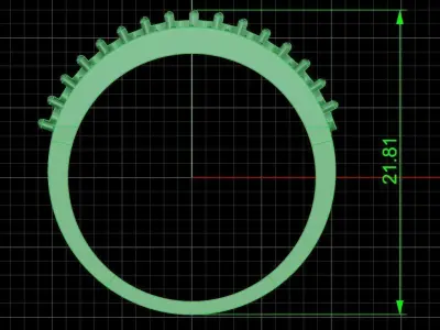 Jewelry ring 149 3D print model
