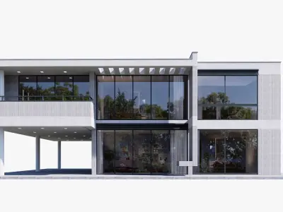 House Low-poly 3D model