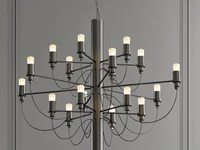 2097 50 clear bulbs 3D model